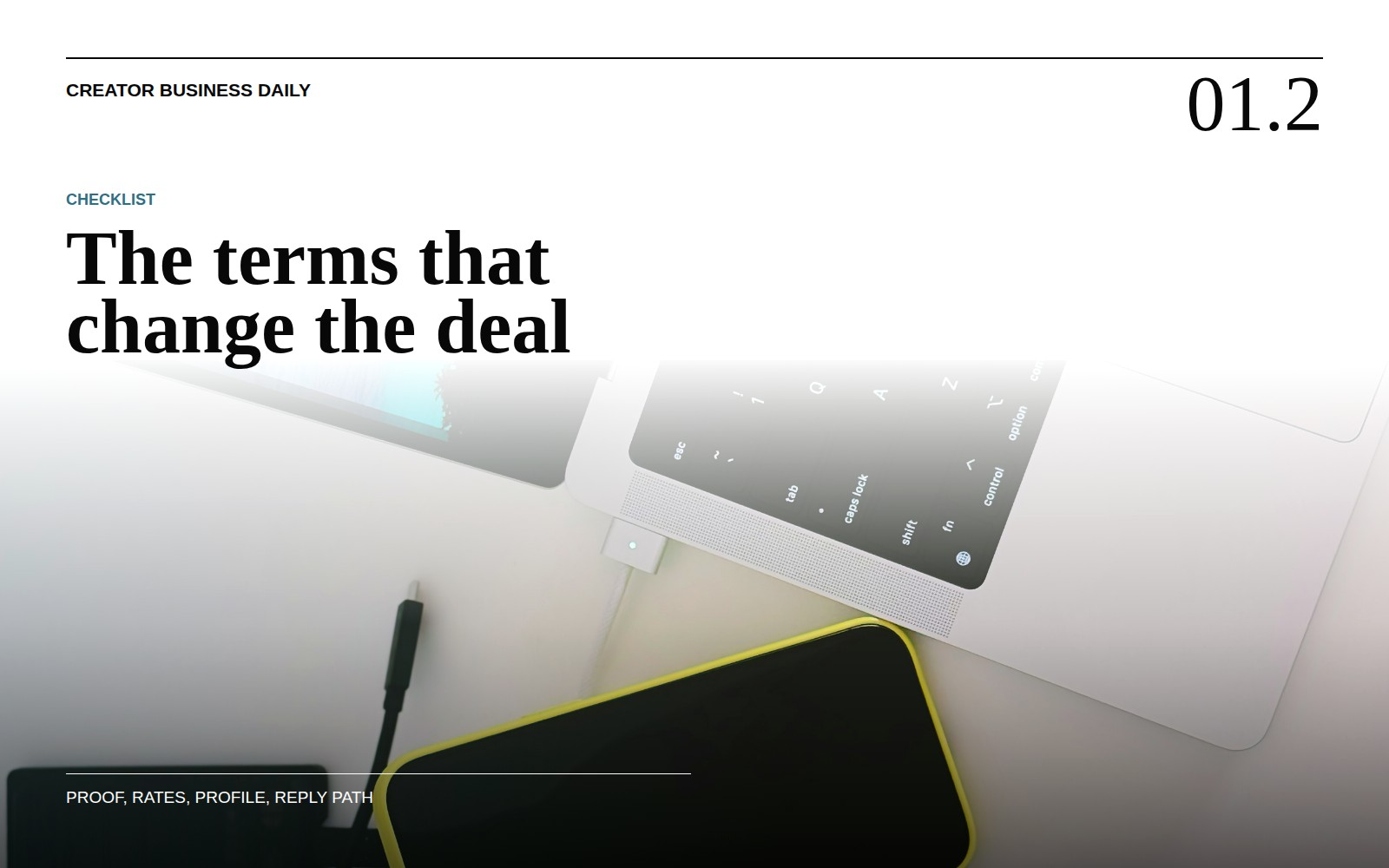 The Brand Deal Page Most UGC Creators Still Do Not Have - Checklist