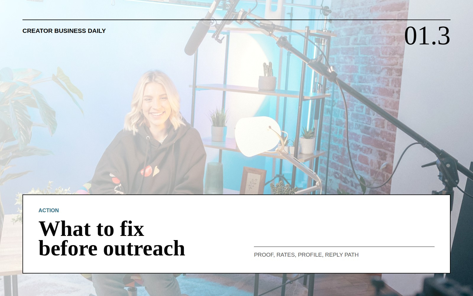 The Brand Deal Page Most UGC Creators Still Do Not Have - Action